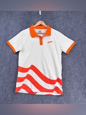 Official Aperol Spritz White Orange Polo Shirt 2025 US Open Men’s L Tennis Prep